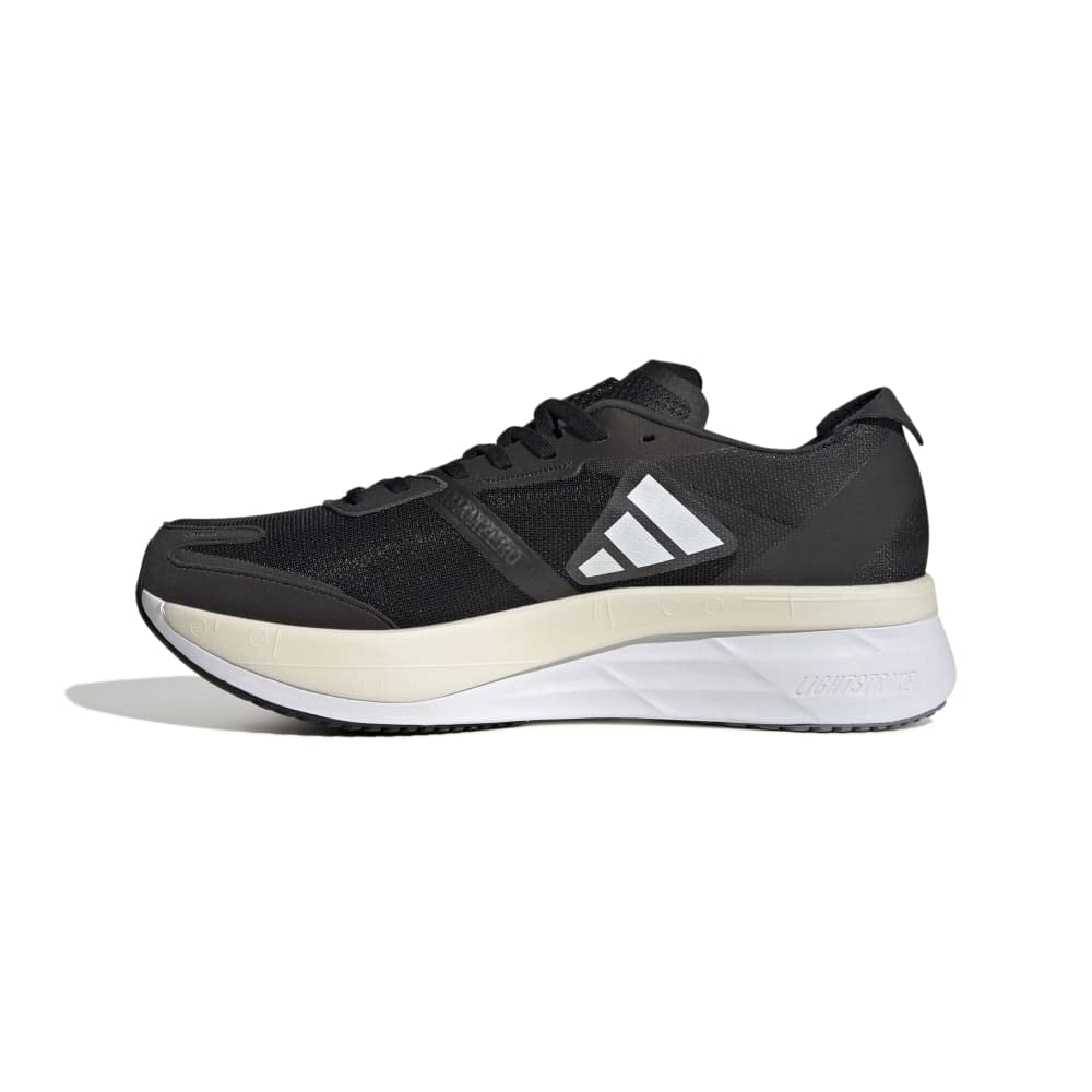 

Adidas Adizero Boston 11 Wide Running Core Size cm Shoes, LTE16, Black/Footwear White/Carbon (GV9630), 25.5
