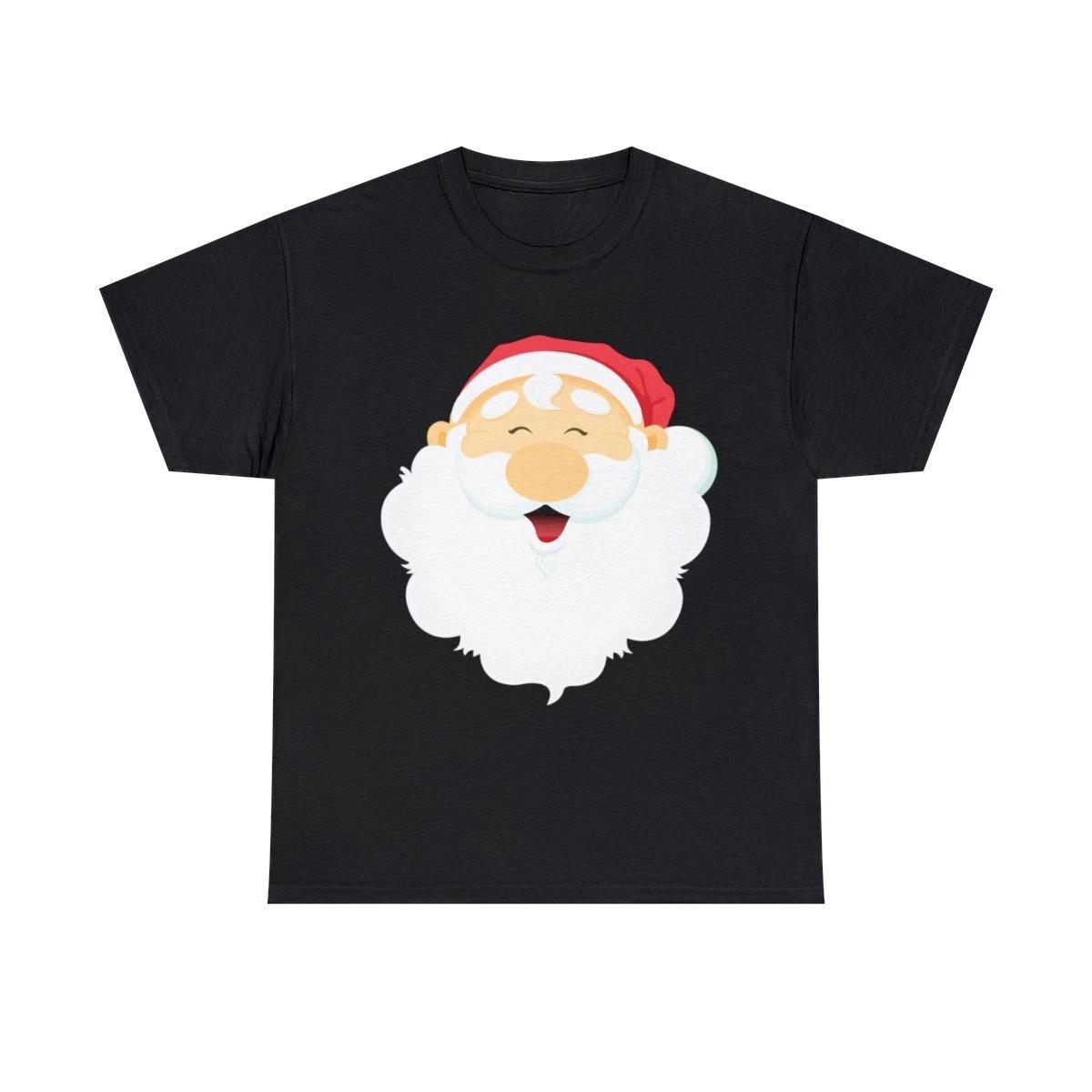 Santa Face Graphic Tee Shirt, S-5XL S