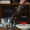 150ml Retro Yixing Purple Clay Teapots Handmade Cold Riverpot Raw Ore Green Gray Section Mud Kettle Zisha Tea Set Accessories