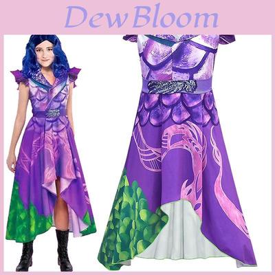 Enchanting Descendants 3 Mal Cosplay Costume For Girls Perfect For Halloween Fun
