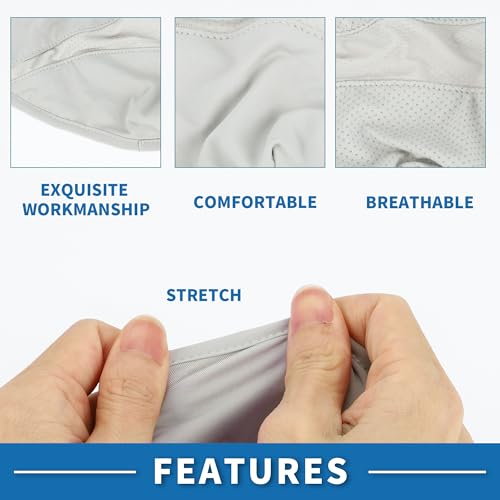 [A ABSOPRO] Face Mask for Summer, Cool, Face Cover, Ear-Hanging, with Brim, Adjustable, UV Protection, Face, Sunscreen, Breathable, Sweat Absorbe