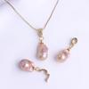 Dazzling Irregular Mermaid Fishtail Pendant Charm - 10-12mm Baroque DIY Jewelry Accessory