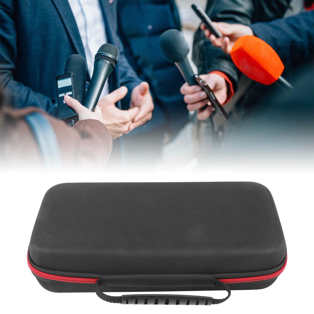 Microphone Storage Bag Microphone Storage Box Shockproof Drop Proof EVA  Bag Wireless Microphone Case Microphone Carry Bag