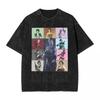 Resident Evil 4 Leon & Ashley Scena Protettiva Vintage Lavata Maglietta da Gioco, Unisex Streetwear per Fan di Survival Horror, 100% Cotone Casual