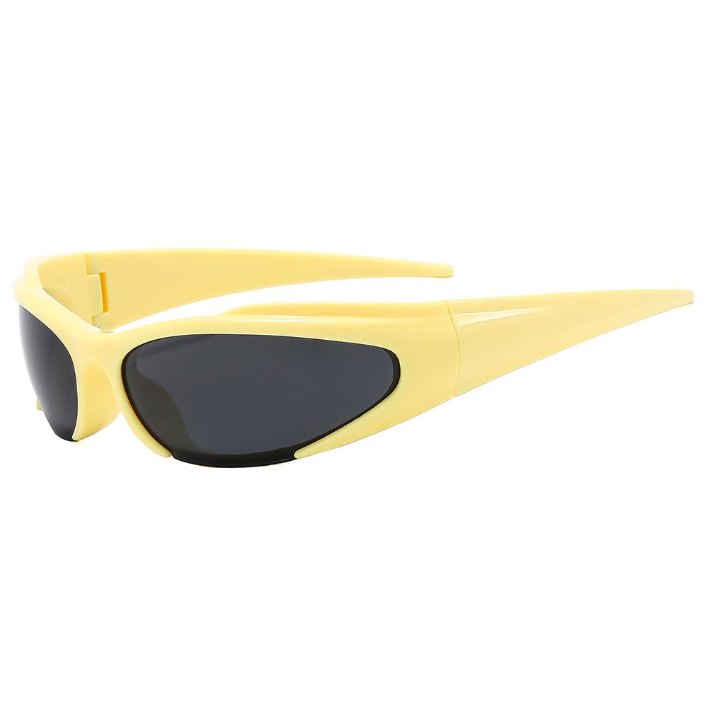 European & American Trend Windproof Cycling Sunglasses: Punk Street Style Sun Protection