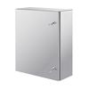 Steel Electrical Box, 24"x 20"x 8", 304 Stainless Steel Electrical Enclosure Box, Wall-Mounted Outdoor Electrical Electronic Equipment Enclosure with