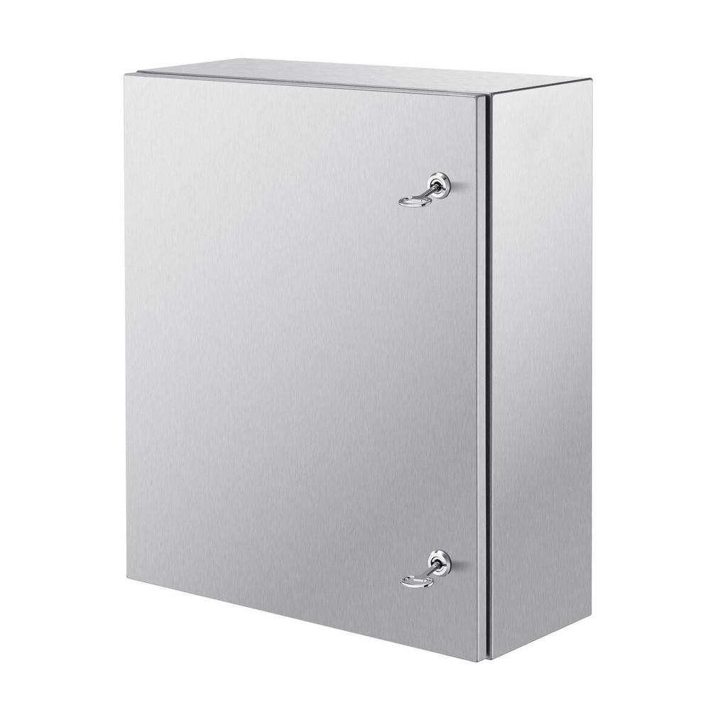 Steel Electrical Box, 24"x 20"x 8", 304 Stainless Steel Electrical Enclosure Box, Wall-Mounted Outdoor Electrical Electronic Equipment Enclosure with