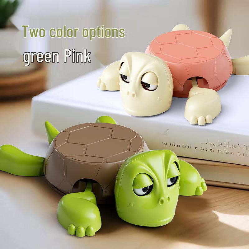 Douyin Popular Wide-Eyed Turtle Coaster & Double-Sided Water Gun Gyroscope Toy