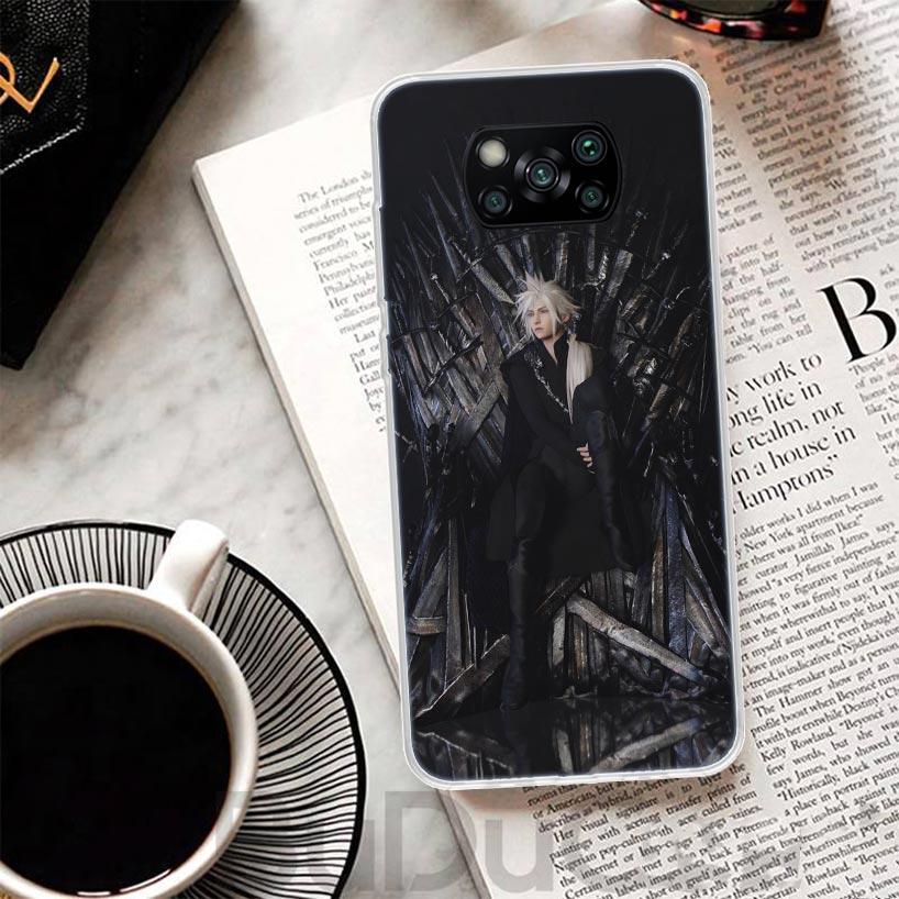 Final Fantasy VII Cover For Xiaomi Mi 11T 10T 9T Pro 11 Lite Phone Case 13 12 12X 10 9 8 11i 6X 5X Ultra 5G Print Coque Fundas