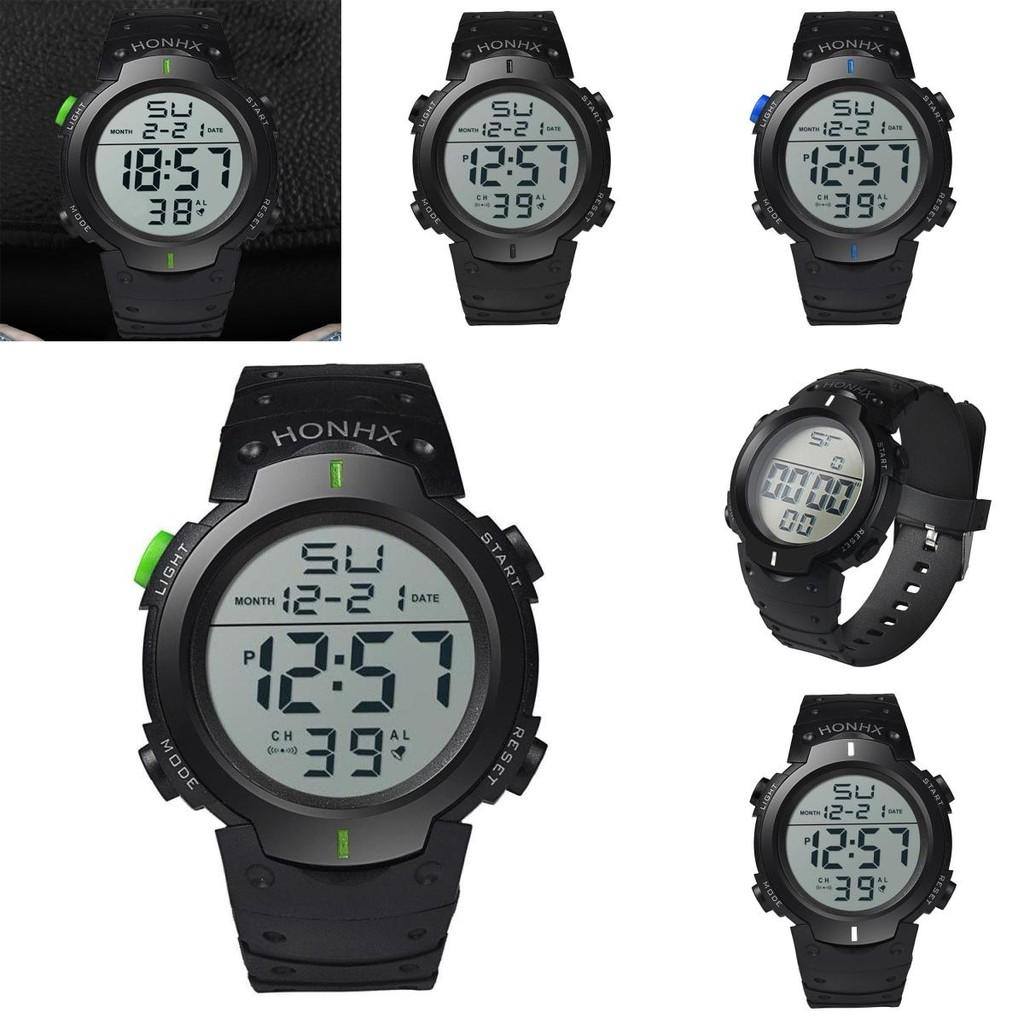 Stylish Honhx Electronic Watch For Students With Large 50mm Display And World Time Feature