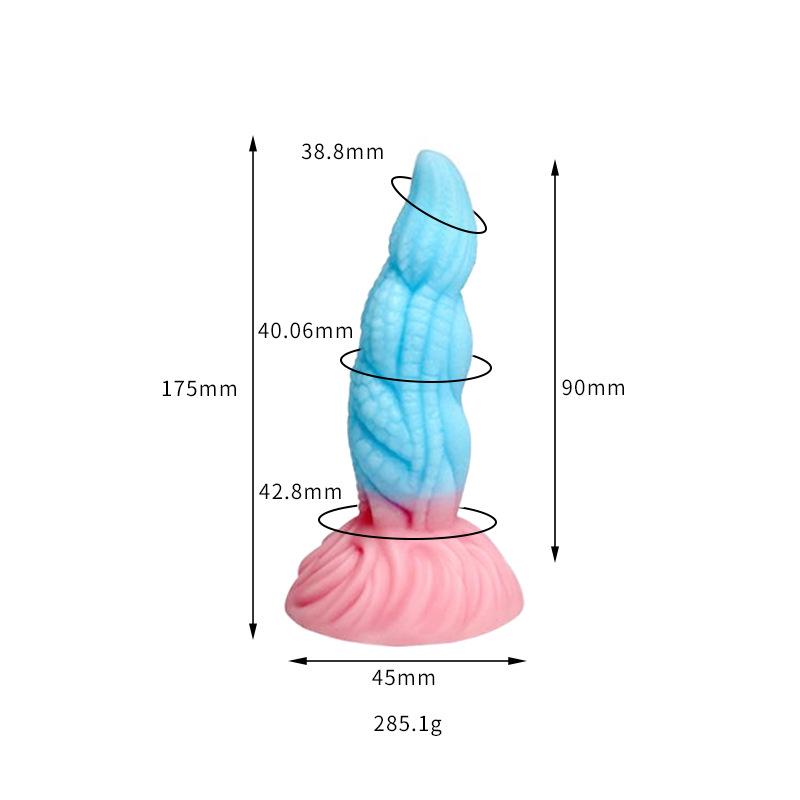 Thousand Hundred Fun Silicone Dildo - Female Erotic Toy for Anal Insertion & Masturbation