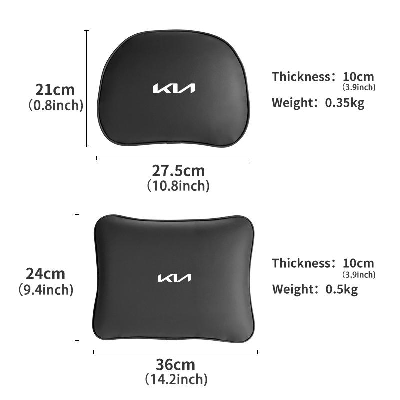 For KIA Car Lumbar Support Cushion Seat Headrest Waist Cushion Interior Cerato Soul Venga Forte Spectra Sedona Niro Cadenza