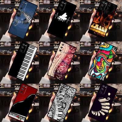 Music Piano Elegant Case For Samsung Galaxy S21 S22 Ultra Note 20 S8 S9 S10 Note 10 Plus S20 FE Phone Shell