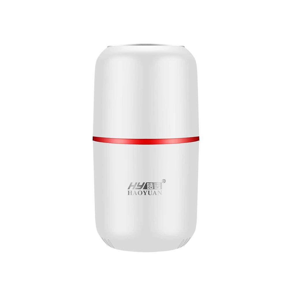 

80g Electric Coffee Grinder 200W Stainless Steel Blade Grinder Large Capacity Portable Nuts Herbs Mill for Home Office білий