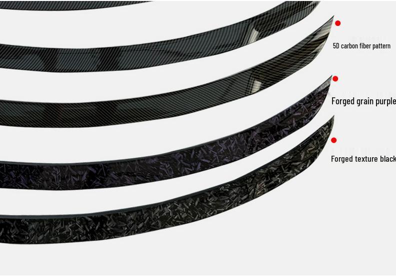 Tesla Model Y Performance Carbon Fiber Rear Spoiler - No Drilling Required