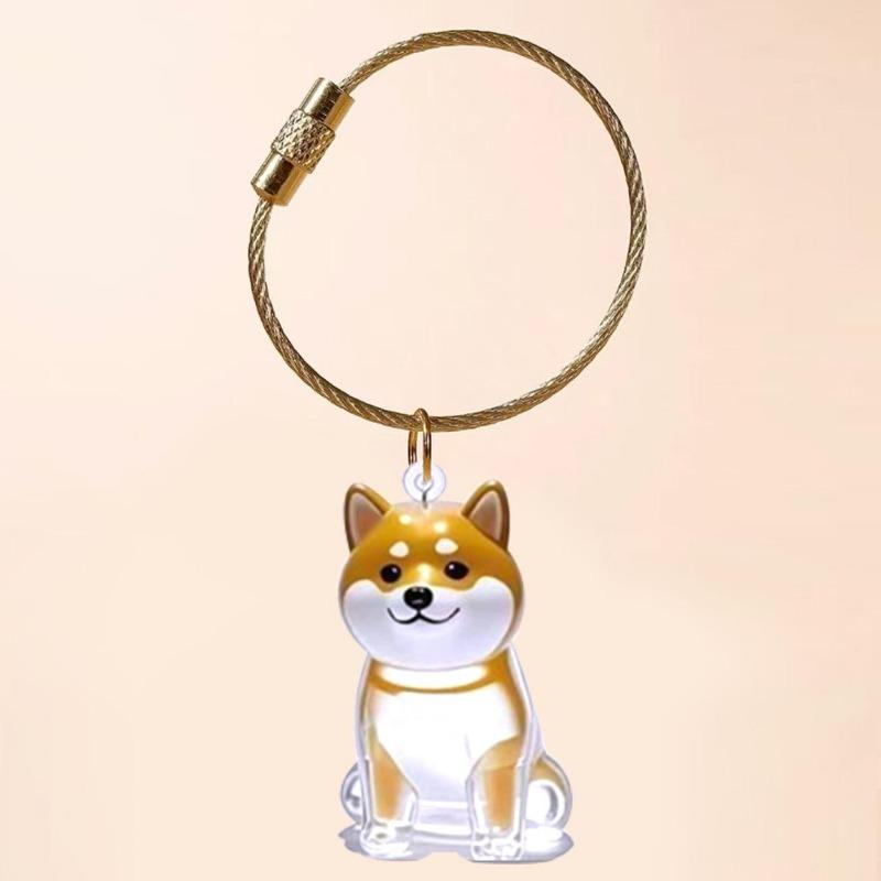 1pc 3D Cat Hair Dog Hair Transparent Storage Box - Keychain Backpack Pendant Pet Cat Kitten Shaped Commemorative Charm Hairball Container