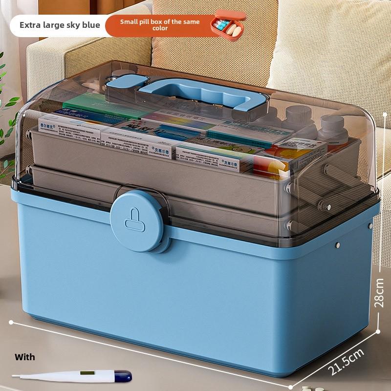 

Набор многослойных коробок для хранения семейных лекарств большой емкости