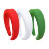 1/3pcs Christmas Red Green White Headbands Sponge Padded Hairband Headband Adult Hair Jewley Accessories for Women Girls