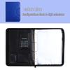 Multifunctional A4 Leather Zippered Business Folder