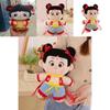 Adorable Nezha Plush Toy Cute Nezha Doll Movie Merchandise Perfect Birthday Gift