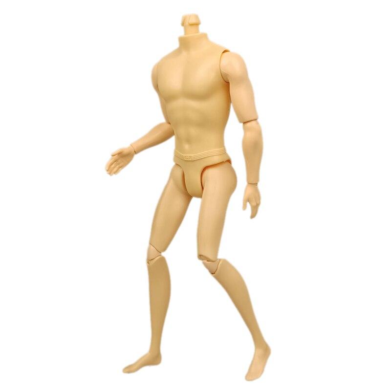 Gelb 26cm 11 bewegliche Gelenke Jungen Puppenkörper für Ken Jungen Puppe Männlicher Freund MANN Nackter Körper Prinz Ken Puppe DIY Lernspielzeug
