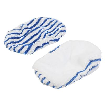 Compatible Microfiber Mop Pads for Steam Cleaners 2 Pack with Easy Install