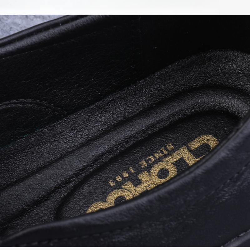 Fashion Men's Leather Business Shoes Men's Comfortable Loafers Handmade Men Casual Shoes New All-match Flats for Men