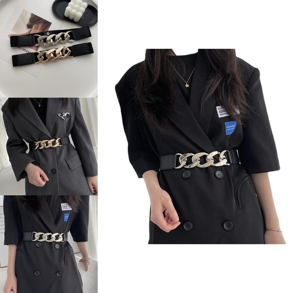 Fashionable Elastic Waist Belt For Women's Dresses And Overcoats In Trendy Shades