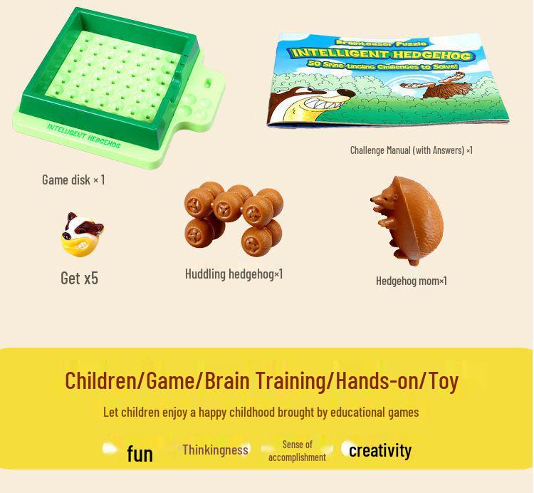Little Hedgehog's Maze Adventure: Parent-Child Interactive Educational Toy