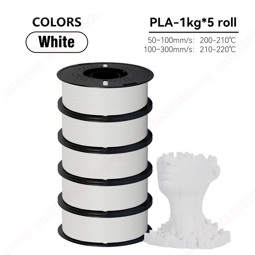 KingRoon 5KG 10KG PLA PETG Filament 1.75mm 3D Printer Plastic No Bubble Spool 3D Printing Materials for 3D Printers