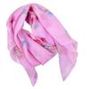 Large 95cm Square Korean Silk Chiffon Scarf for Women - Printed Neck or Head Scarf