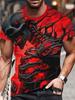Men's 3D Horror Skull Print T Shirt Casual Comfortable Round Neck Short Sleeve Tee Pullover T-shirt Top Street Fashion Clothing