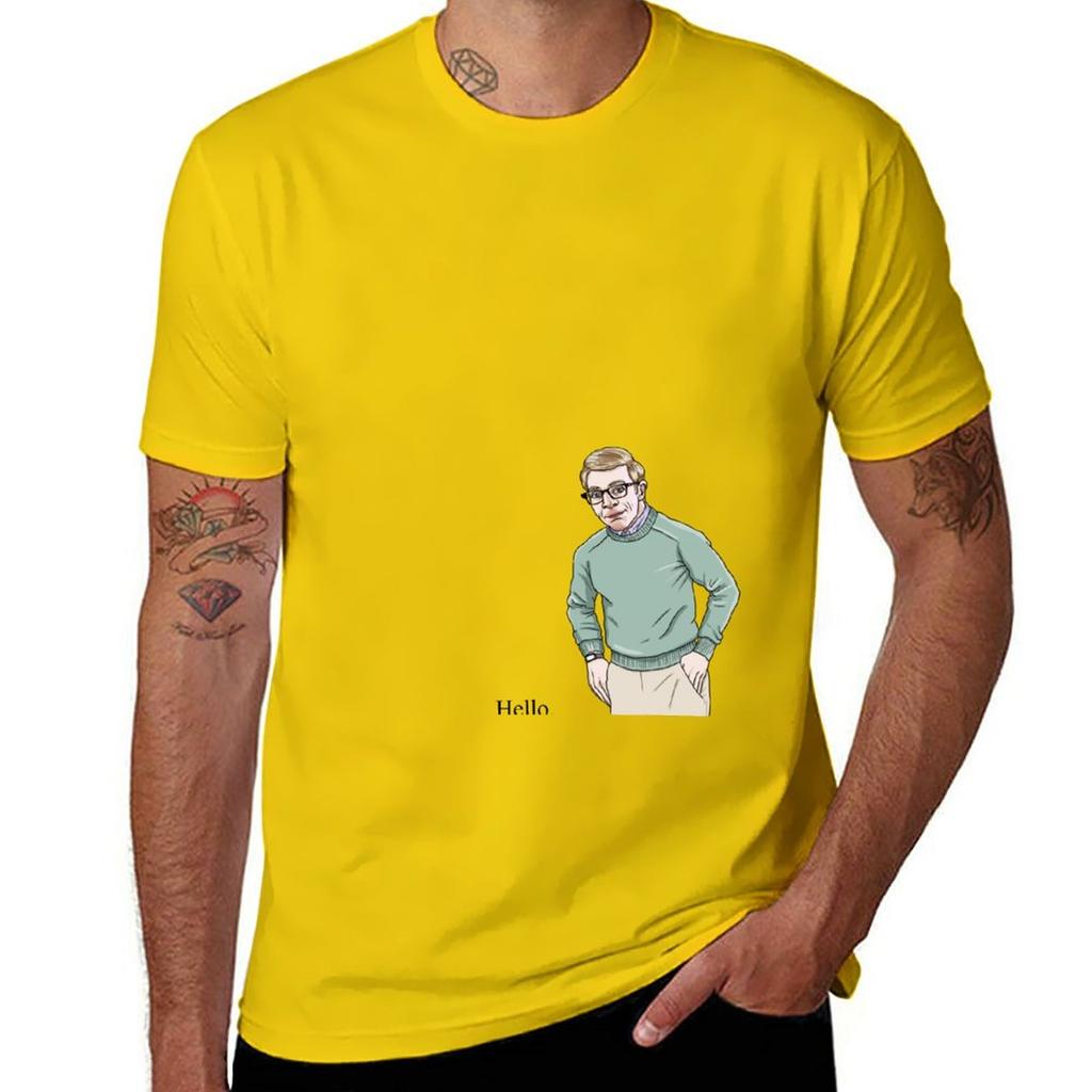 Hello My Name Is Joe Pera TShirt Boys Whites Funnys Anime Short Sleeve Tee Slim Fit T Shirts for Men
