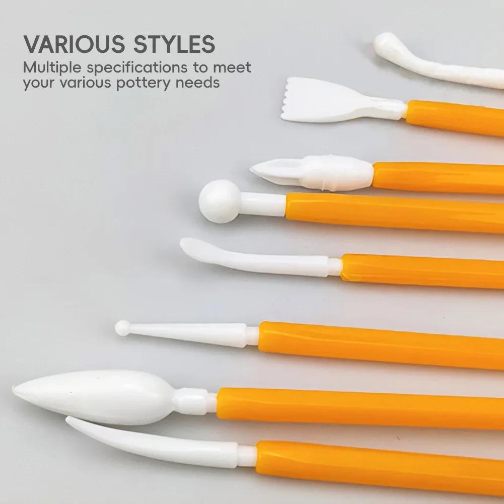 8 Pcs Carving Pen/Shaping Knife Embossing Tool Clay Polymer Clay Plasticine Carving Tool Sculpture Embossing Device Plastic Set