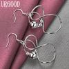 925 Sterling Silver Fashion Pendant Earrings Wedding Jewelry