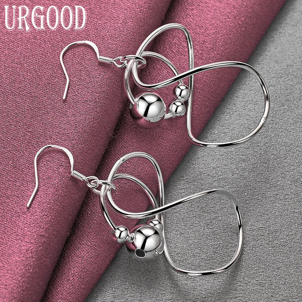 925 Sterling Silver Fashion Pendant Earrings Wedding Jewelry