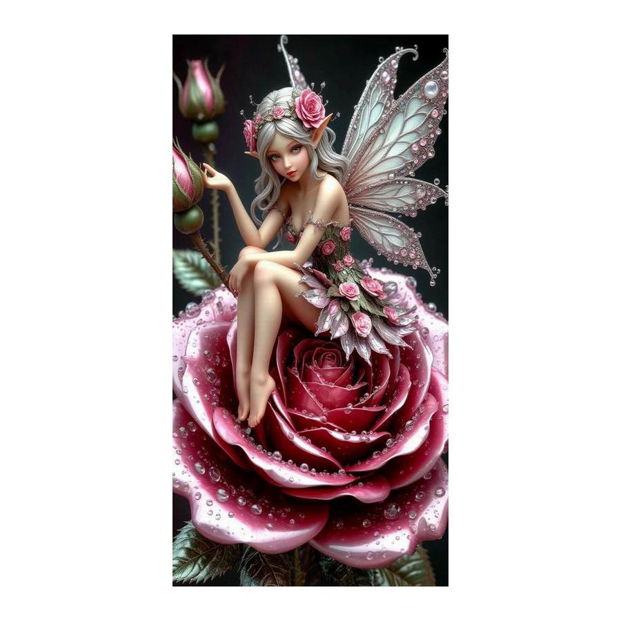 Large Size Diamond Painting New Collection Butterfly Fairy Diy Full Square Round Drill Rhinestone Embroidery Mosaic Cross Stitch Kits Wall Decor