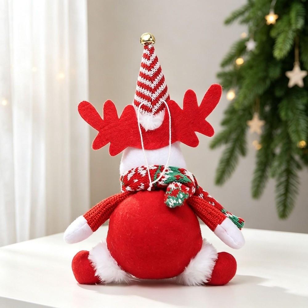 Cartoon Santa Claus Pendant Elk Merry Christmas Decoration Christmas Doll Ornament  New Year Decor