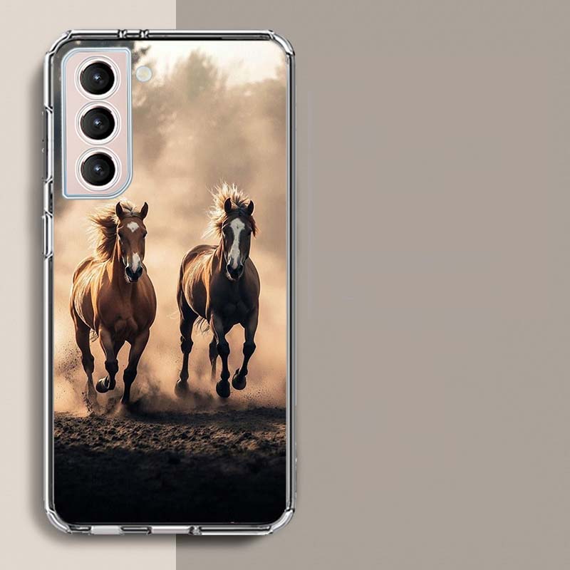 

Dismount and Run at Sunset Phone Case For Samsung Galaxy S25 Edge S24 S23 FE S21 S20 S10 Plus S22 S26 Ultra Cover Clear Cases TP Samsung S21 Ultra