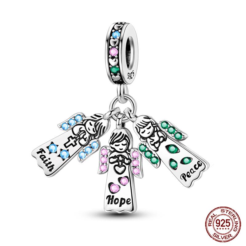 New In Real Copper Boys And Girls Bicycle Charms Beads Fit Qikaola Original Bracelets Fine Diy Jewelry Making