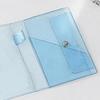Refillable Clear Pvc Loose Leaf Notebook Fold Accordion Journal Aesthetic Pocket Planner