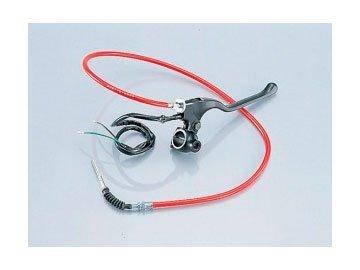 

KITACO Rear Lever & Holder & Cable Set with Mirror Holder, Long, for Monkey/Gorilla Style, Black, 906-1083130