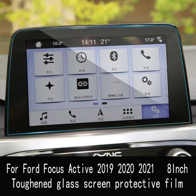 For Ford Focus Active    Car GPS Navigation Film LCD Screen Tempered Glass Protective Film Anti-scratch Film Accesso