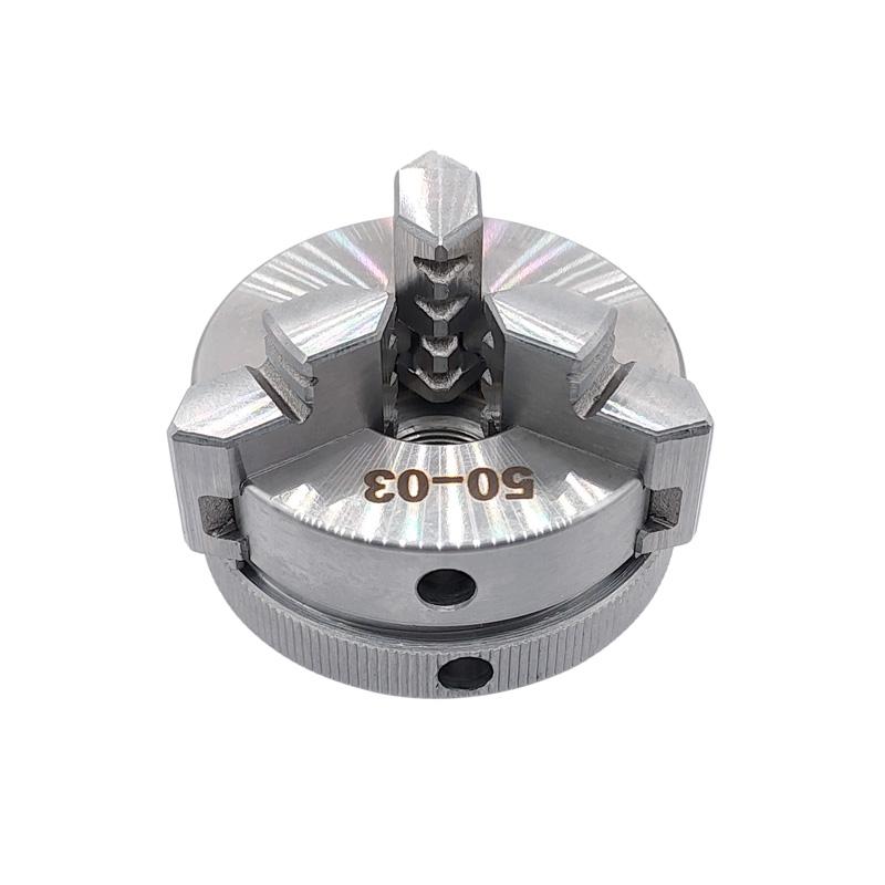 50mm Mini 3 Jaws CNC Wood Lathe Chuck High Precision Lathe Chuck M14 Metalworking Machine Accessories Tools Tire Chucks 1