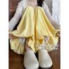 Yellow Bud Skirt Pants Women's Summer Thin New Thin Loose Bloomers Small Casual Wide-leg Trousers