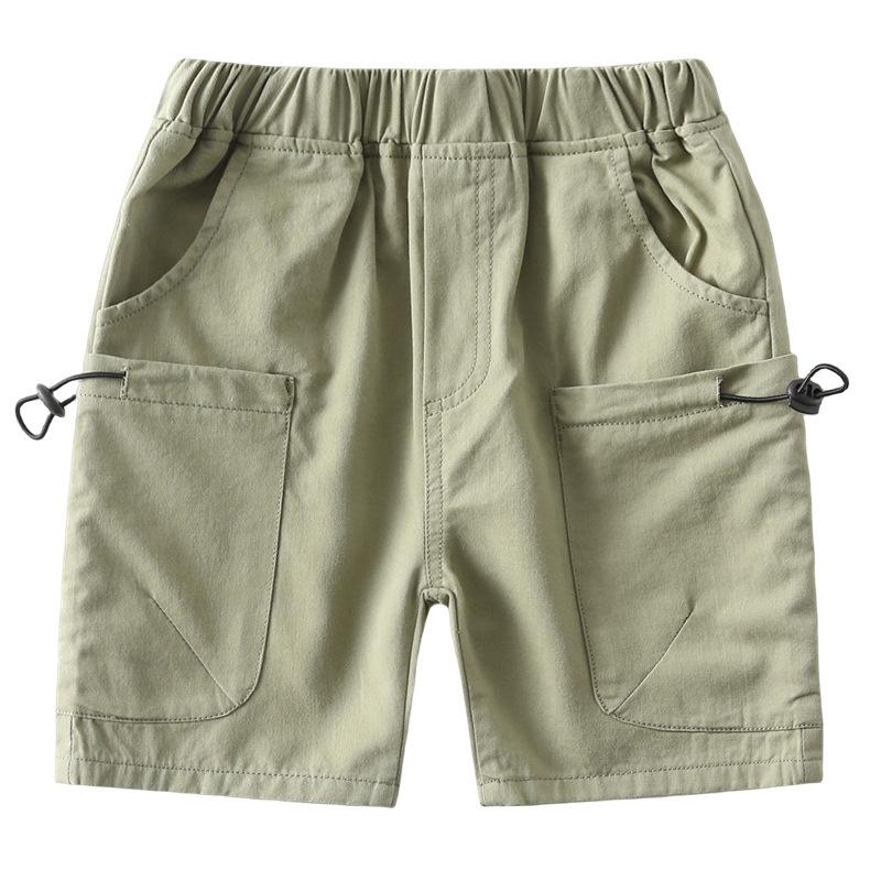 Boys' Cropped Pants Summer Clothes Children's Casual Shorts Baby's Fashionable Summer Shorts
