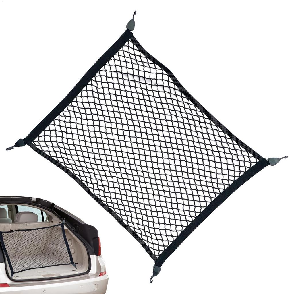 Car Trunk Protection Net, Trunk Mesh Net Organizer, Abrasion Resistant Automotive Organization, 60x70cm, Easy