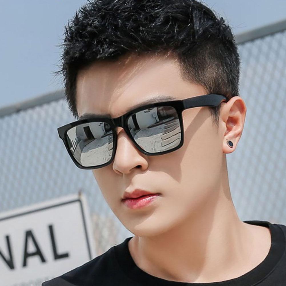 Fashion Korean Style Sunglasses Men Women Outdoor Square Sunglasses Driving Mercury Sunscreen Glasses Lens UV400 New