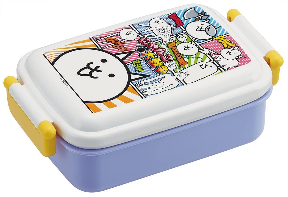 Ланч-бокс Skater Bento The Battle Cats 23, Сделано в Японии, 450 мл, Дизайн, Антибактериальный, Для детей, (RBF3ANAG-A)