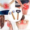 2PCS Natural Wood Massage Rollers Suitable for Effective Therapy Stimulating Skin Promoting Health Ideal Gift Home Use